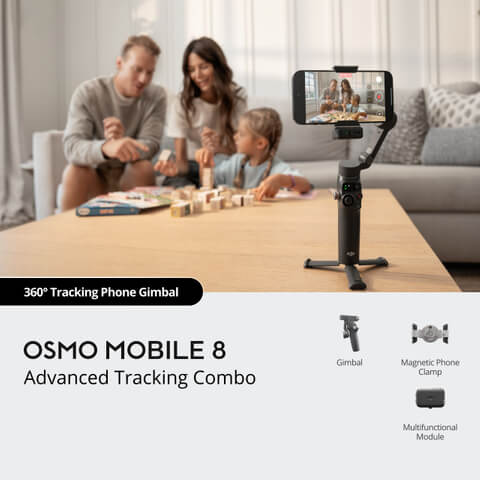 Osmo Mobile 8 Advanced Tracking Combo (Refurbished Unit)