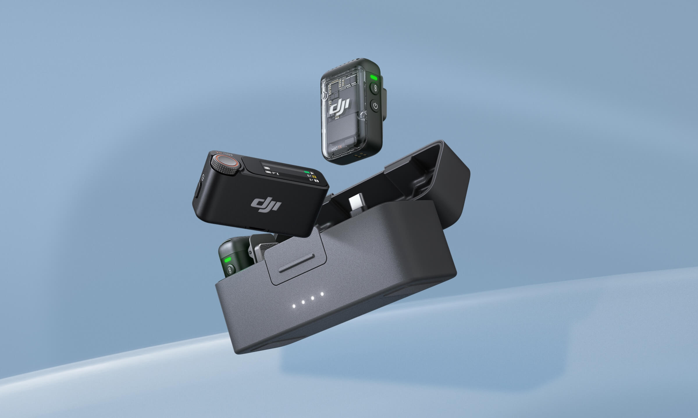 DJI Mic 2 features a sleek new design, elevating its aesthetics.