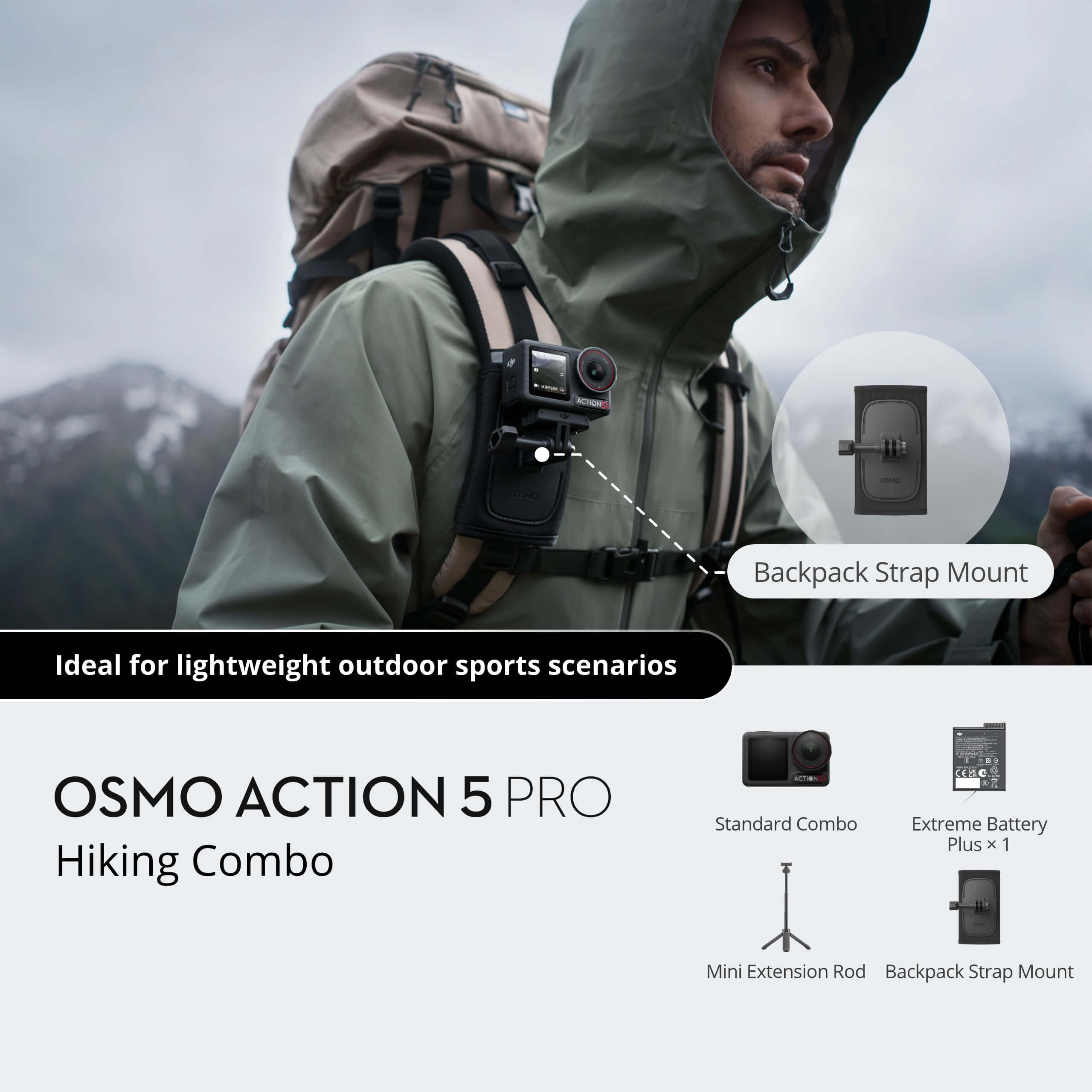Osmo Action 5 Pro Hiking Combo