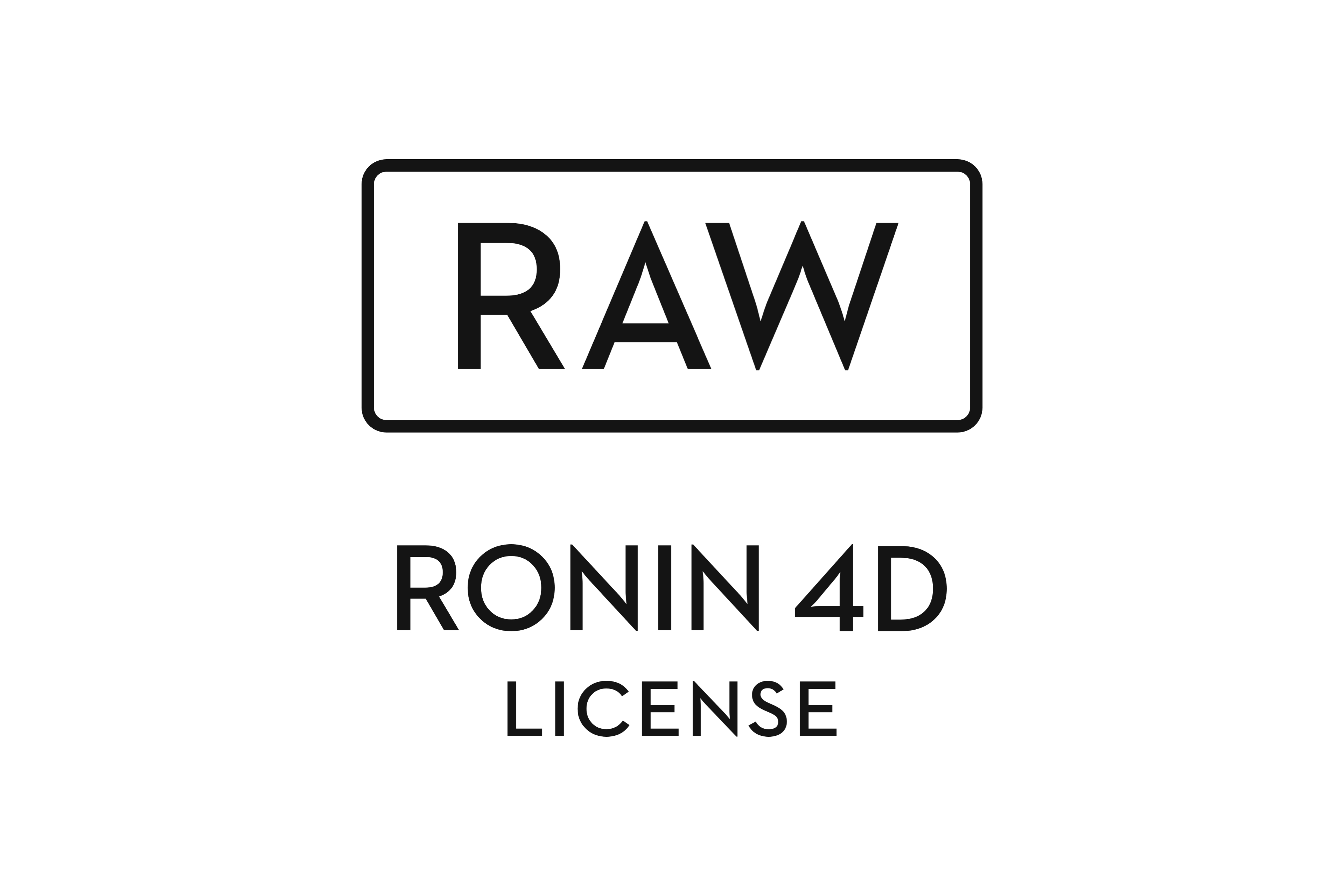 DJI Ronin 4D RAW License