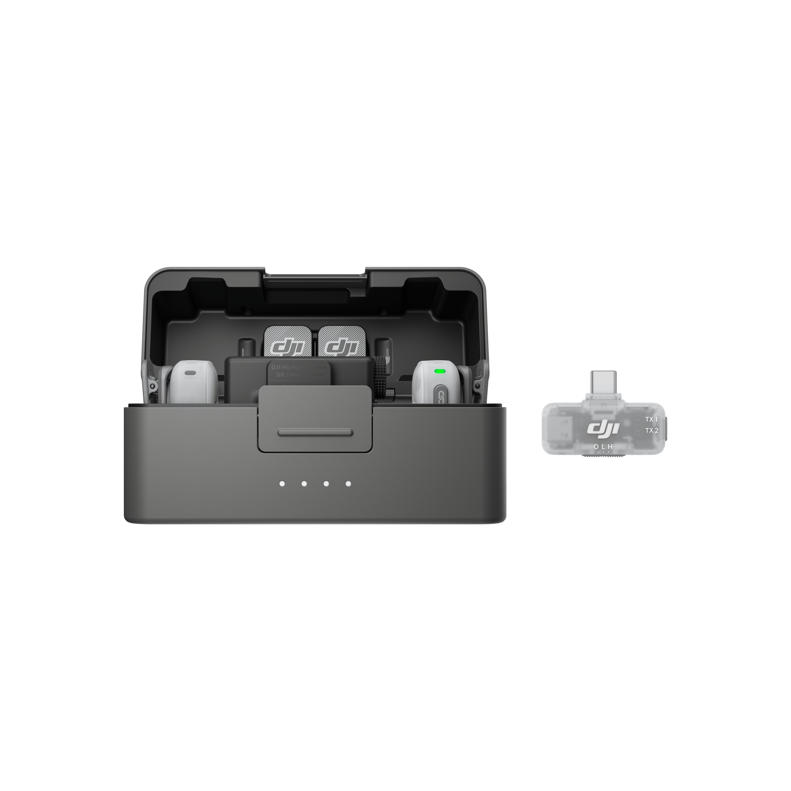 DJI Mic Mini 2 (2 TX + 1 RX + Charging Case) + DJI Mic Series Mobile Receiver